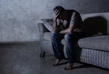 Counsellor in Wonersh and Guildford, psychotherapist. Anxiety. Man feeling anxious at night.